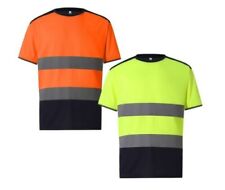 Yoko Hi-vis Orange Ou Jaune Deux Ton Polyester T-shirt T-shirt S - 4xl