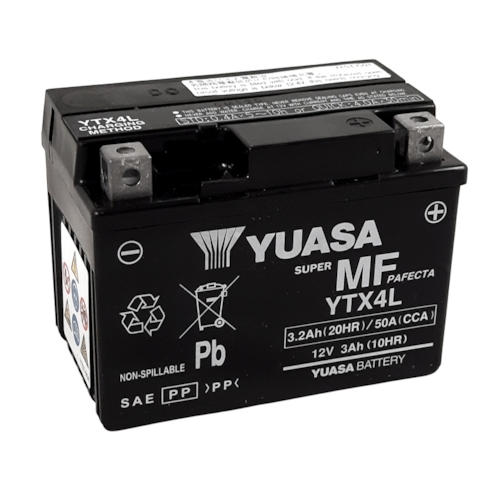 yuasa batterie fermée sans entretien, moto & scooter, ytx4l