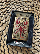 Zippo Lighter Scorpion Shell